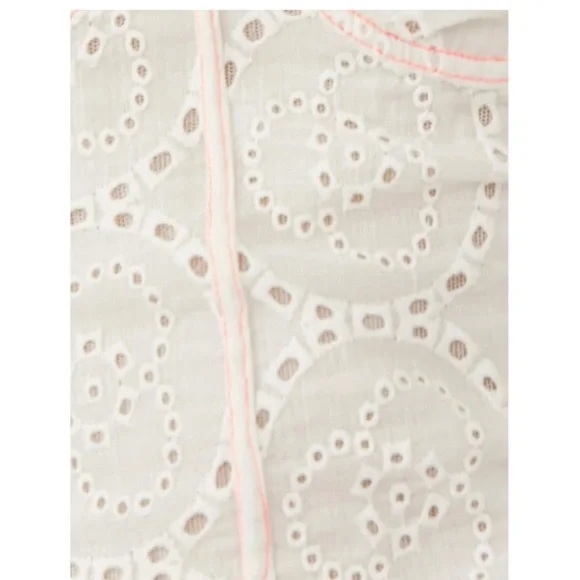 Free People Pink Eyelet Lace Tank Top - Picture 3 of 7